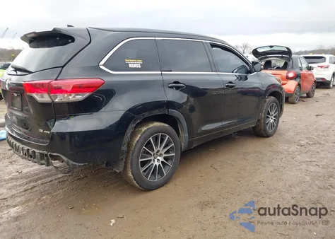 2018 Toyota Highlander Se z USA, uszkodzony, nr VIN 5TDJZRFHXJS850762
